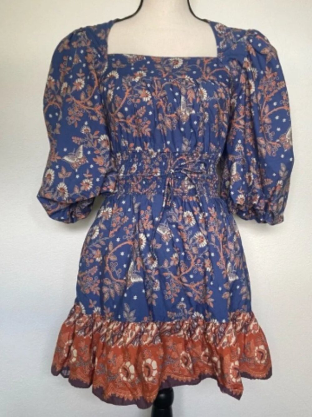 House of Harlow 1960 Nastassia  Balloon Sleeve Dress Size M